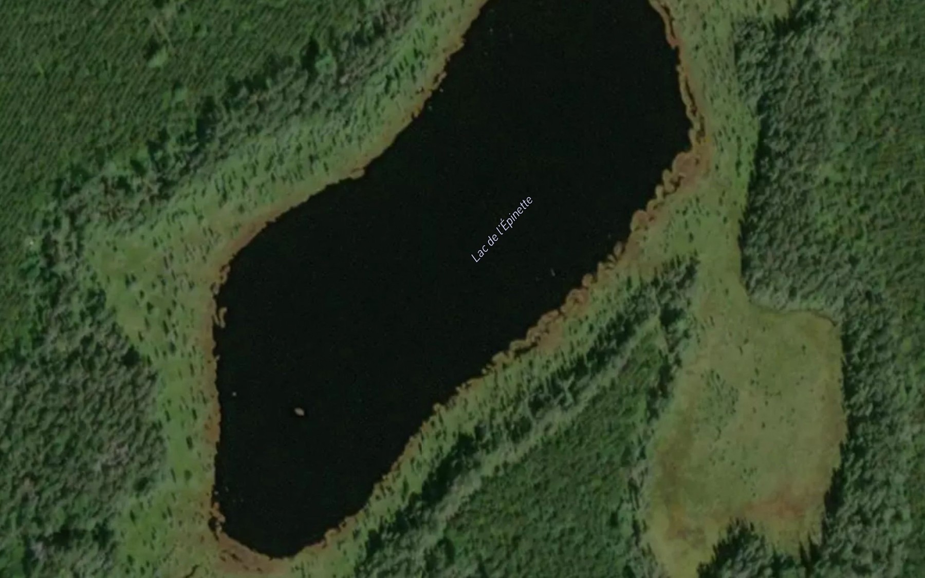 Satellite map of the Lac de l'Epinette
