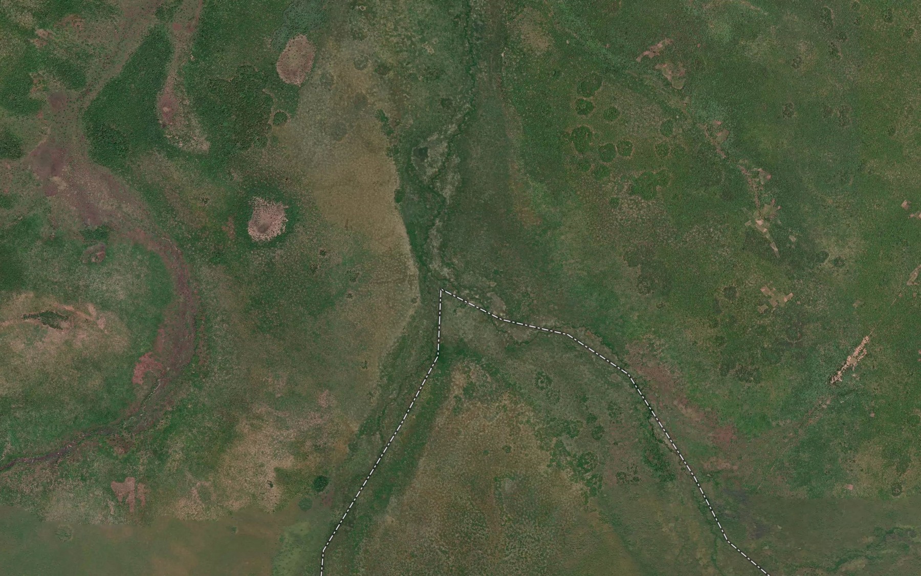 Satellite map of the Lubule