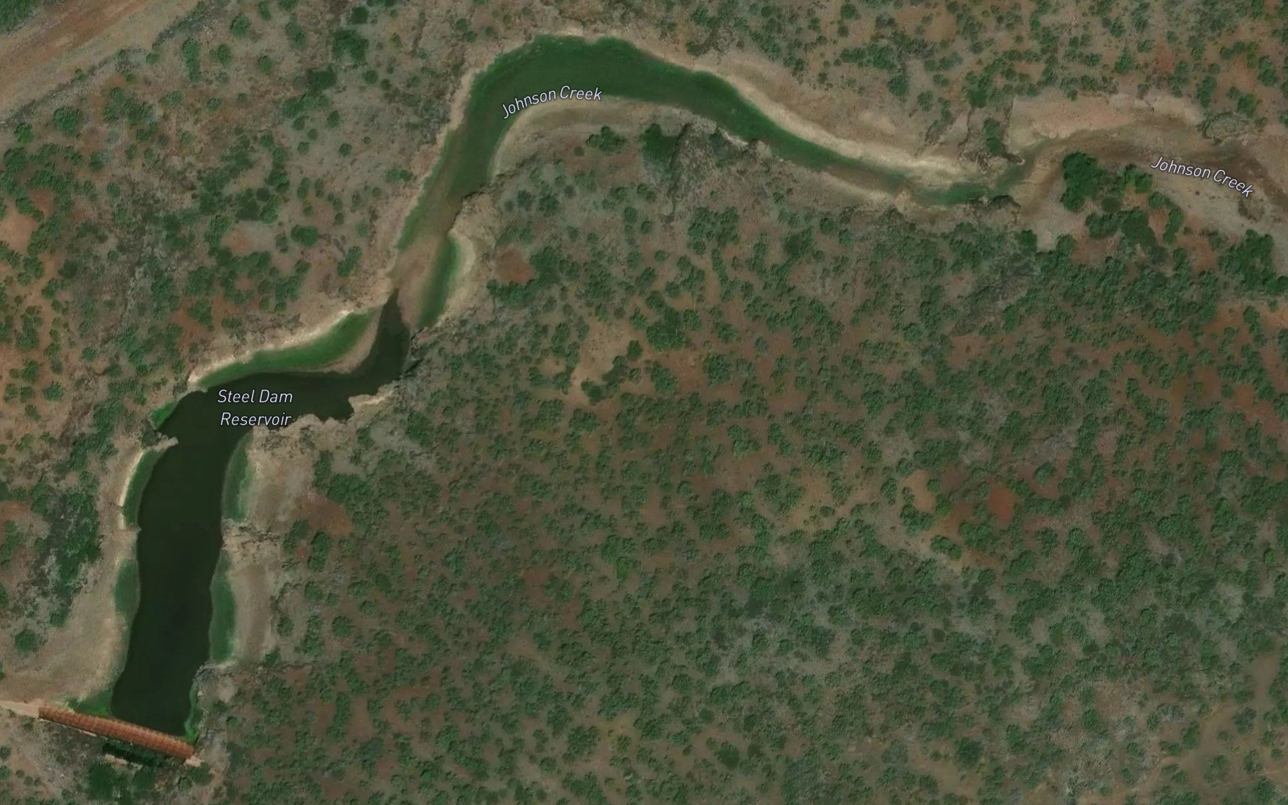 Steel Dam Reservoir