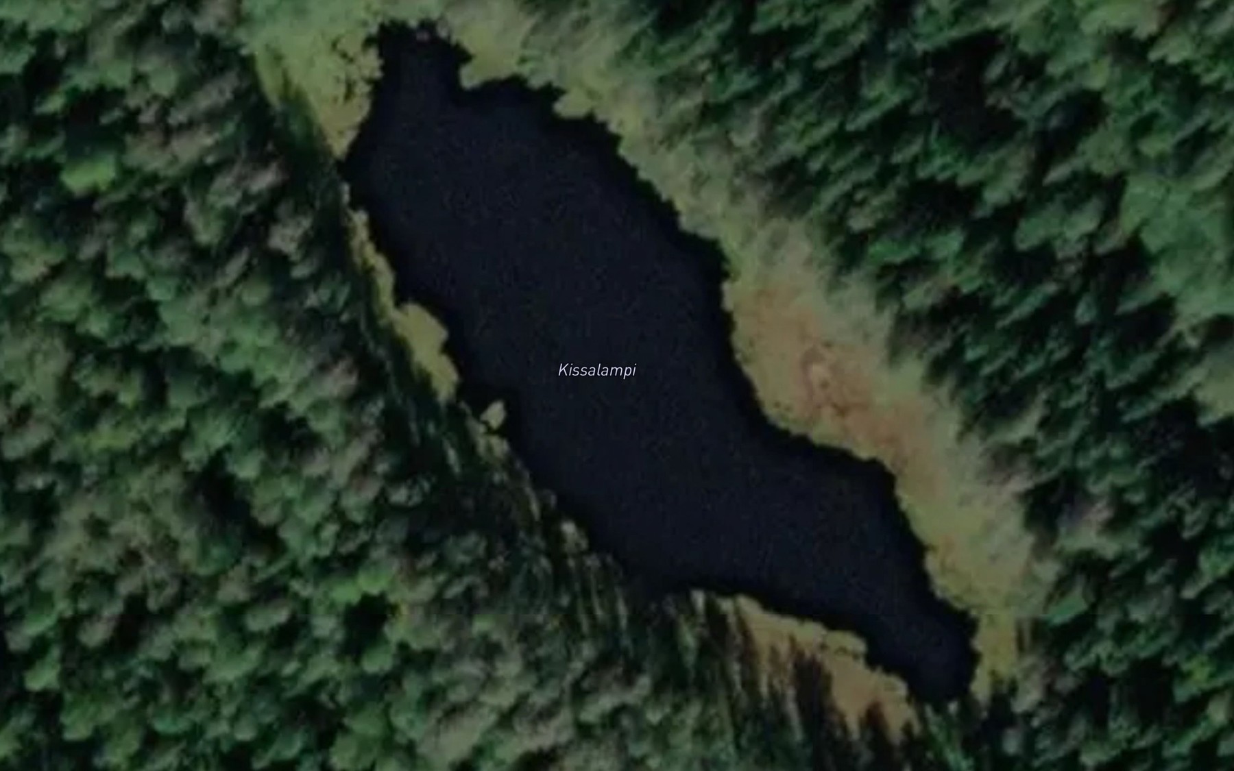 Satellite map of the Kissalampi