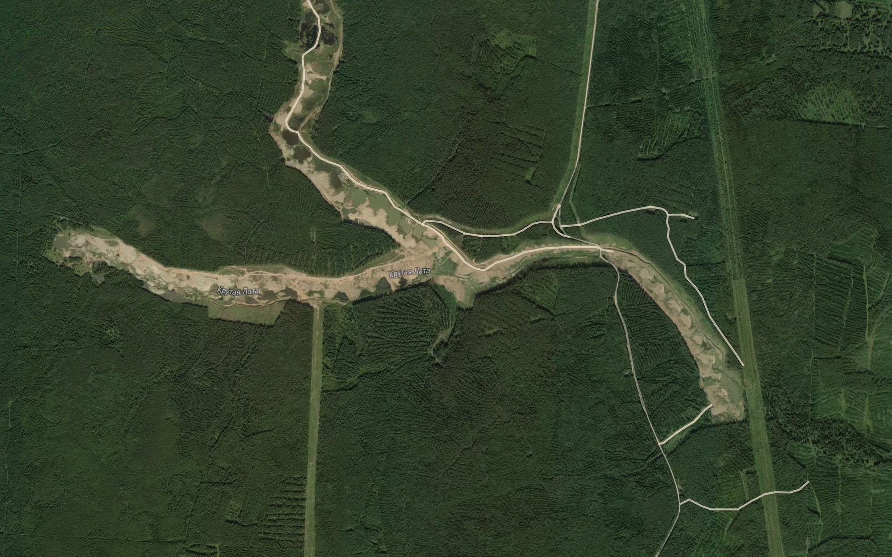 Satellite map of the Ikhavitaya