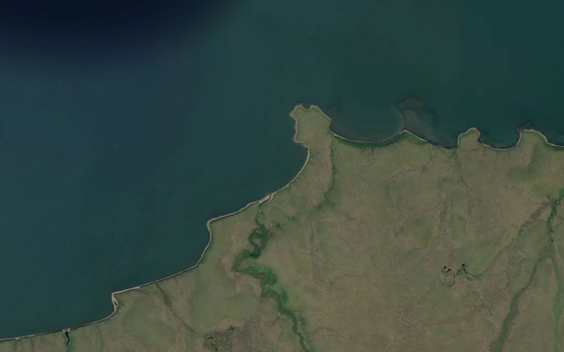 Satellite map of the Clifford Creek