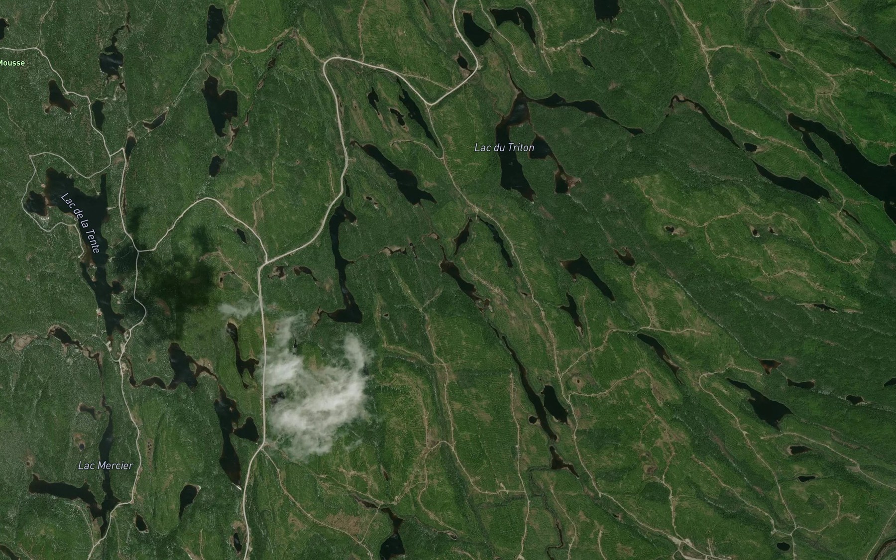 Satellite map of the Lac des Compagnons