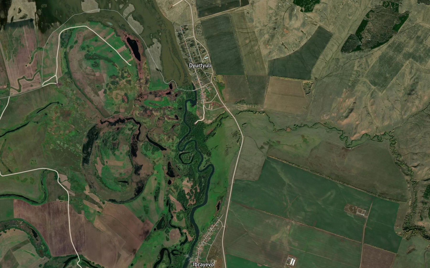Satellite map of the Yarysh