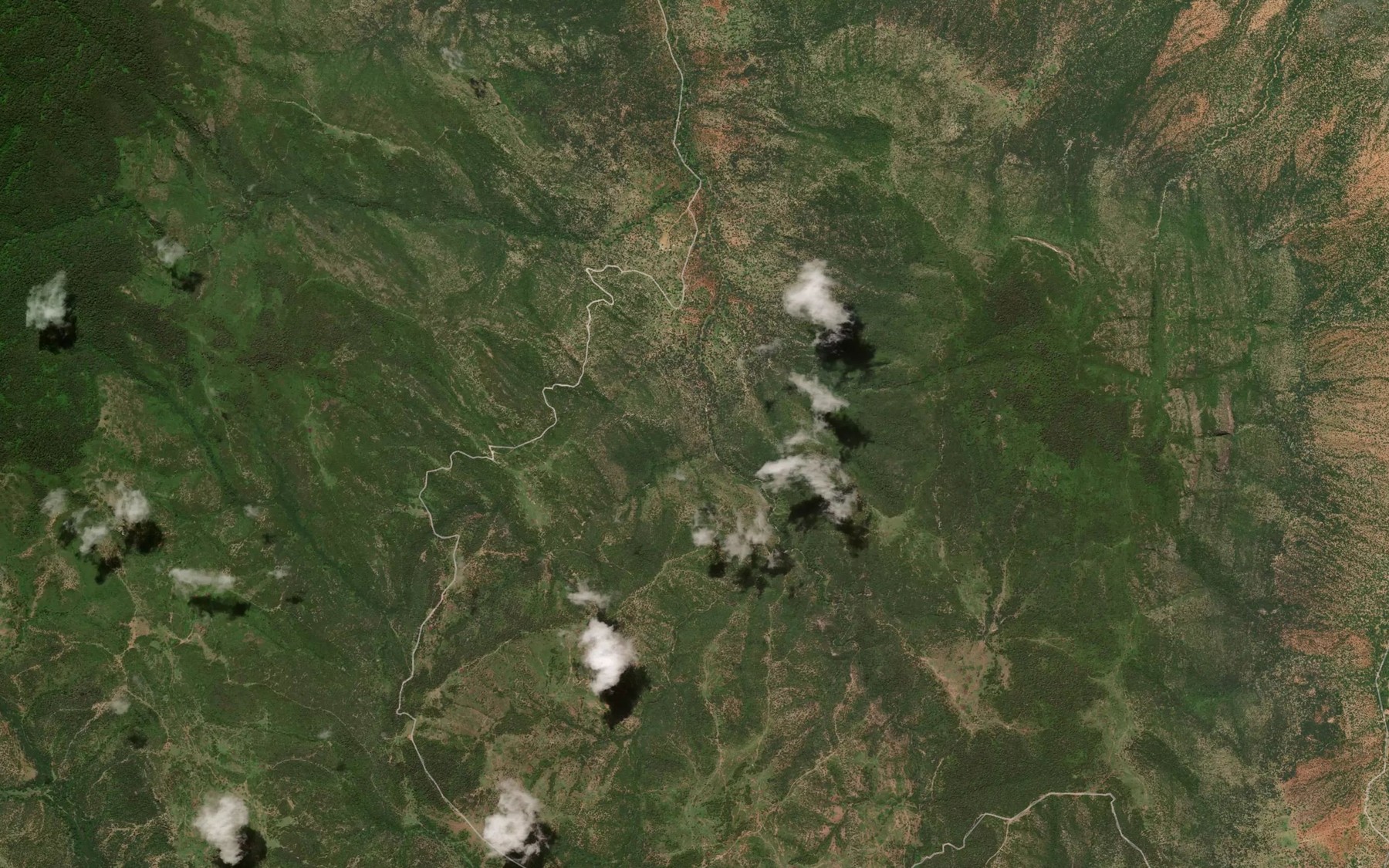 Satellite map of the Dadapo