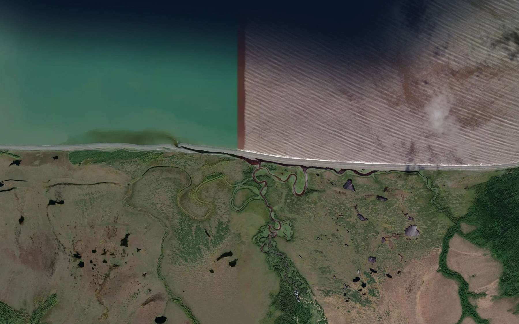 Satellite map of the Marevyy