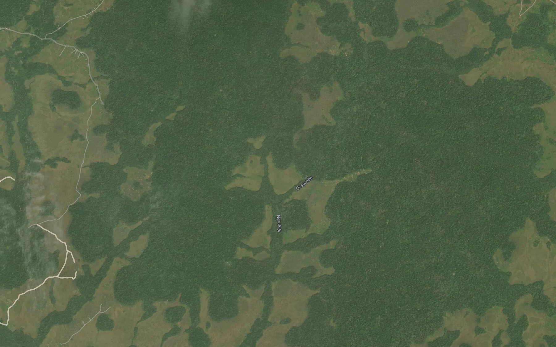 Satellite map of the Osombo