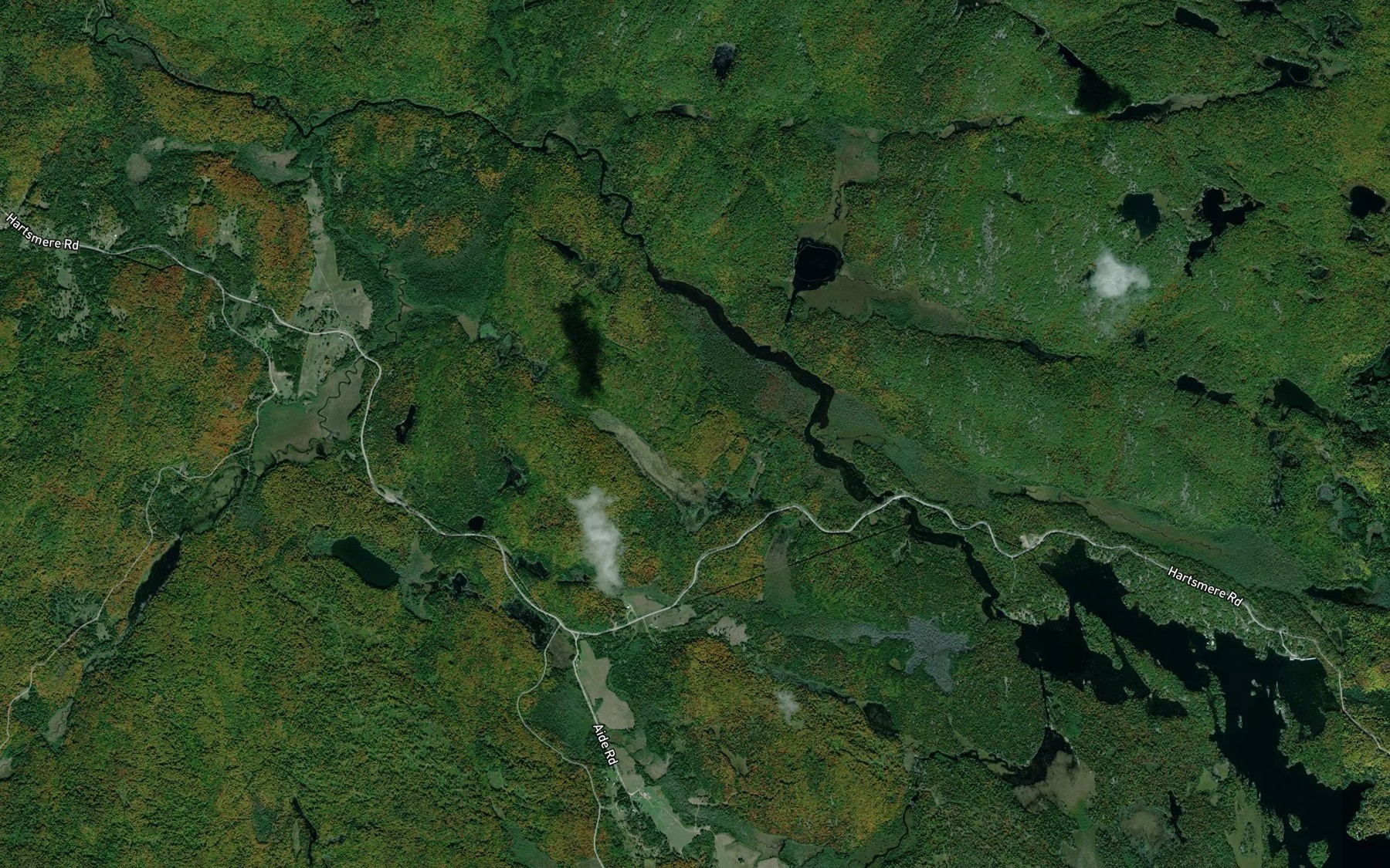 Satellite map of the Paddys Rapids