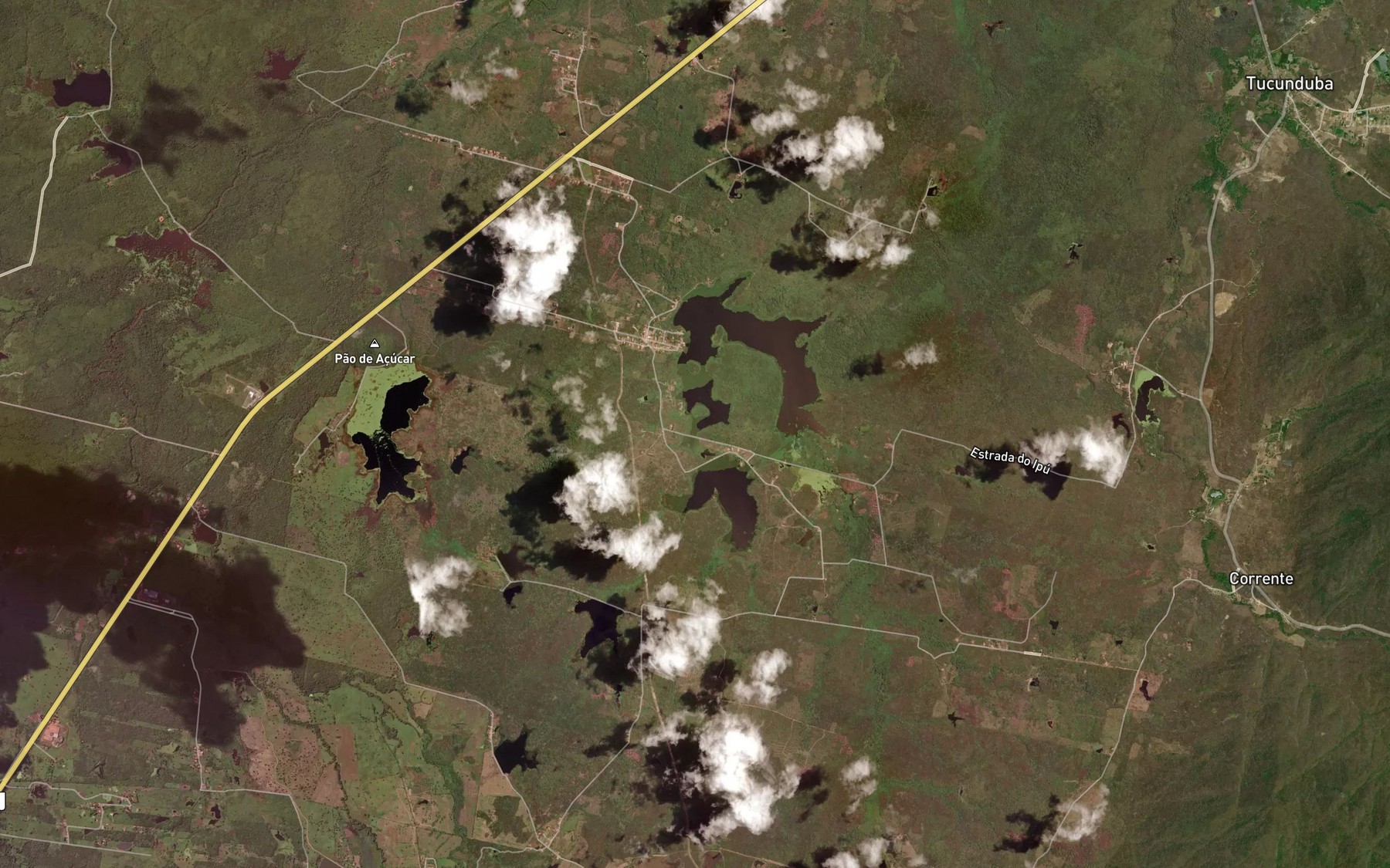 Satellite map of the Riacho do Poco