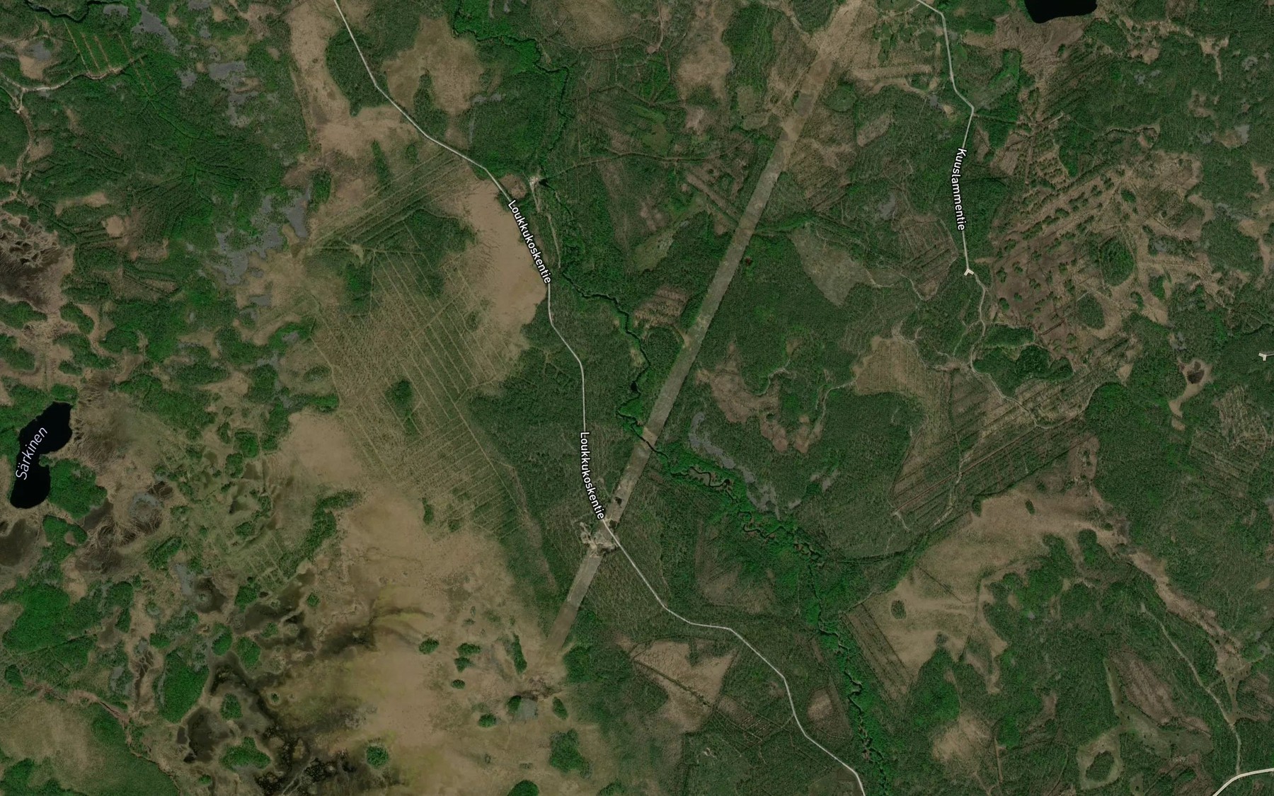 Satellite map of the Konttikoski