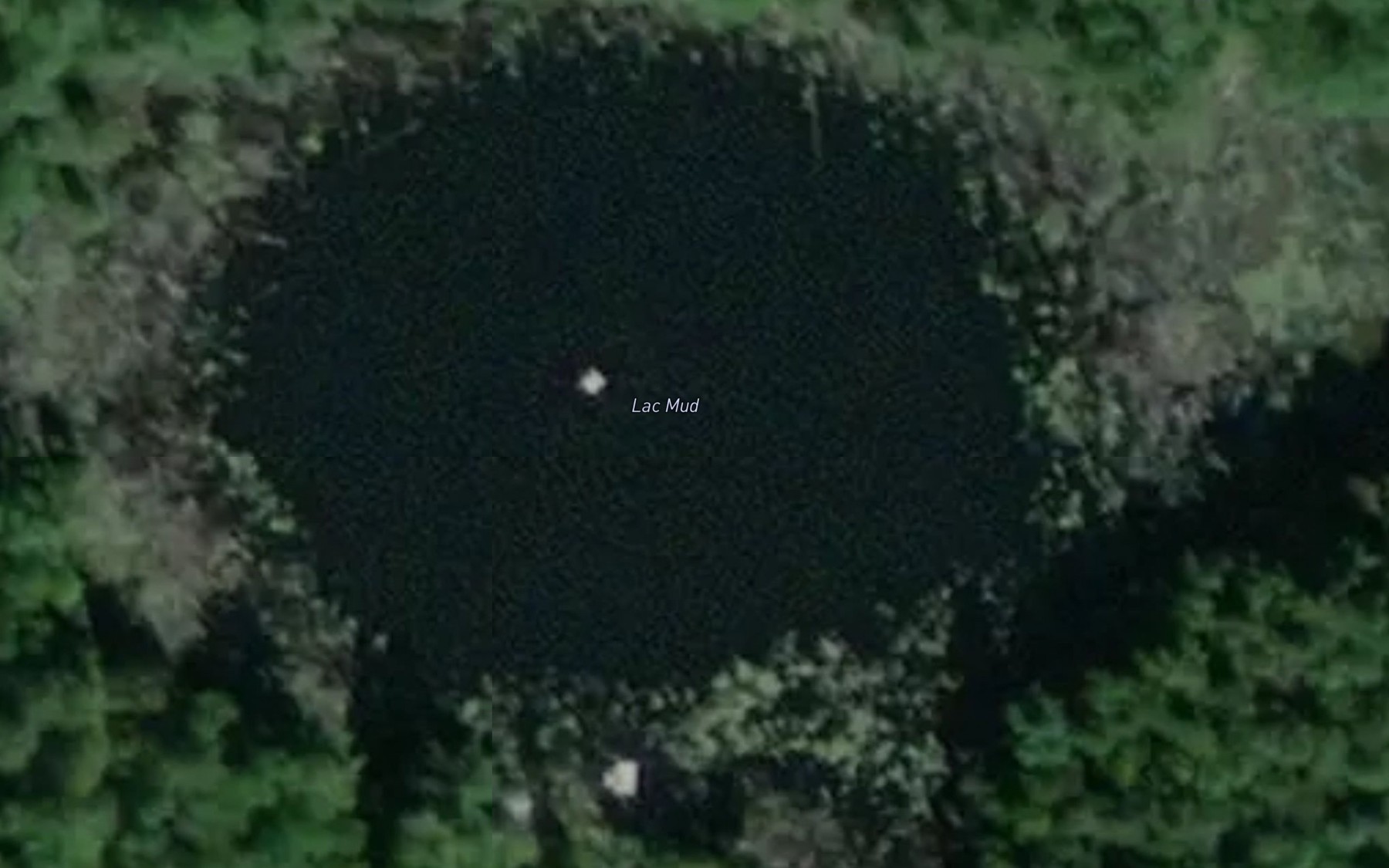 Satellite map of the Lac Mud