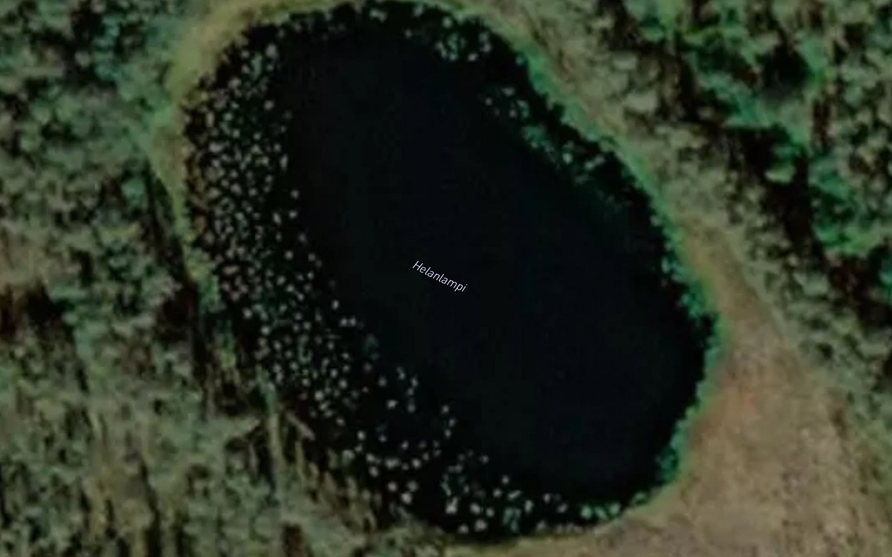 Satellite map of the Helanlampi