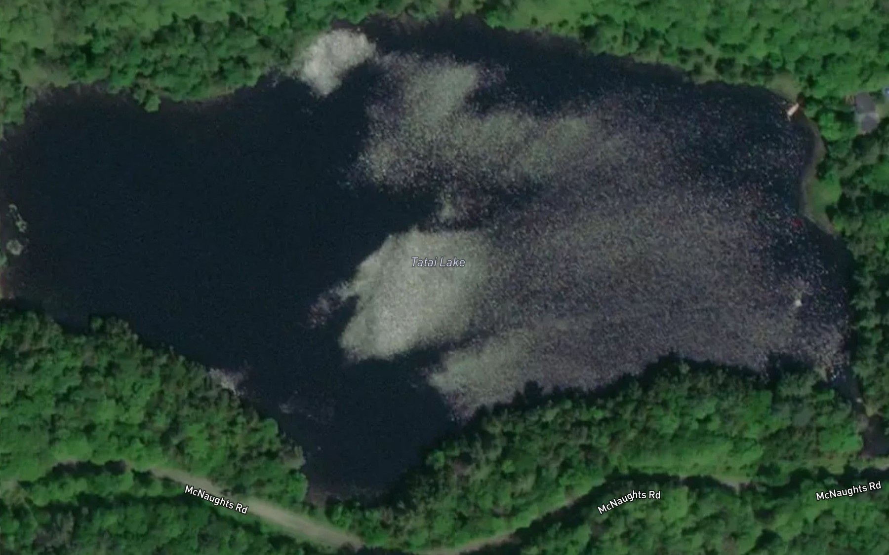 Satellite map of the Tatai Lake
