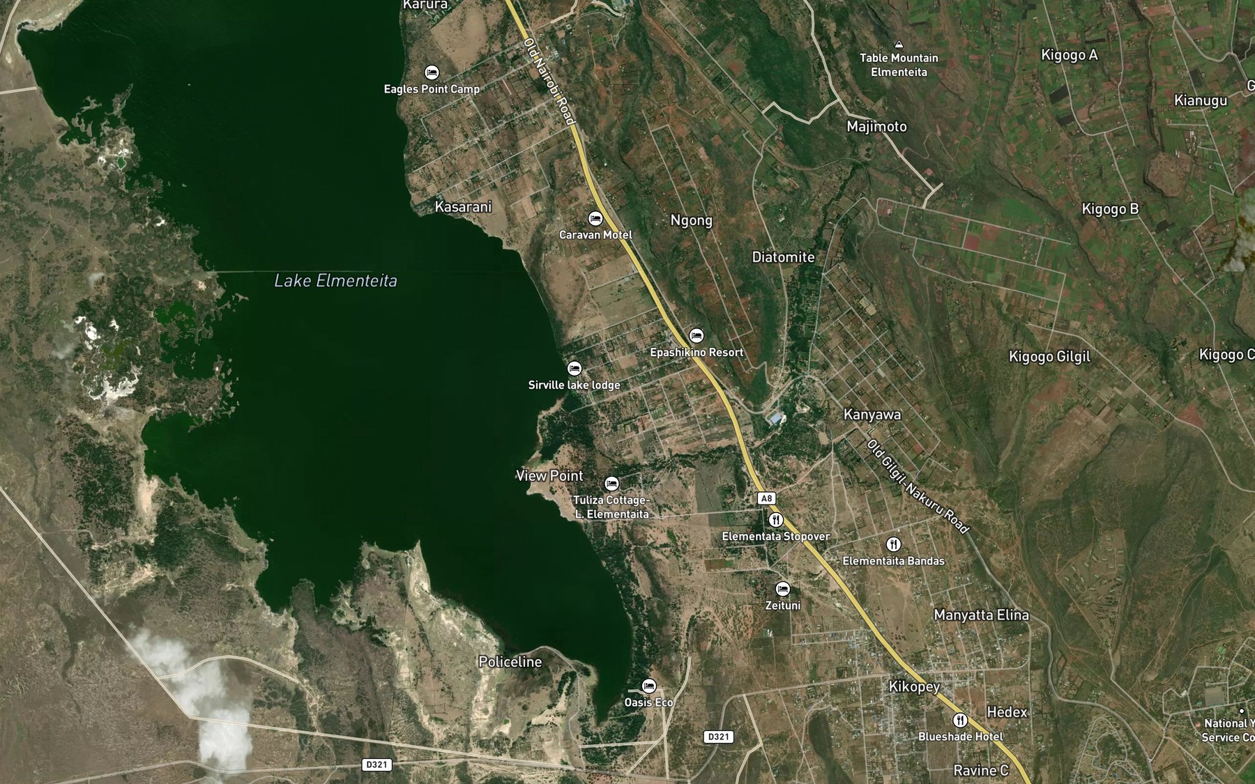 Satellite map of the Kariandus
