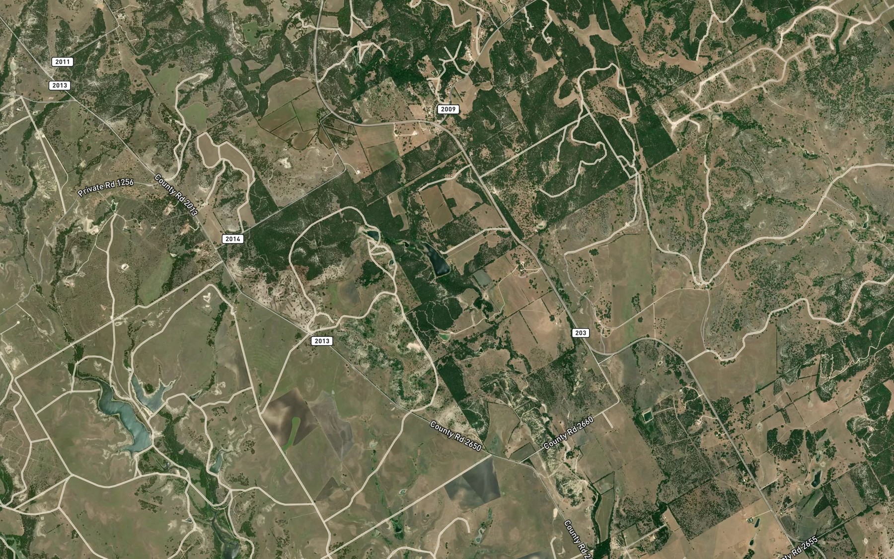 Satellite map of the Drechsel Lake