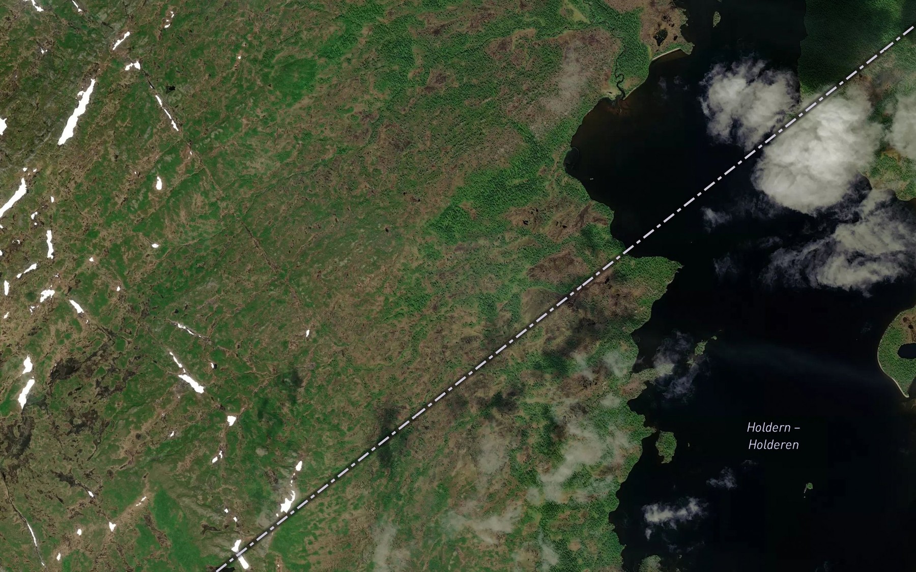 Satellite map of the Linbekken
