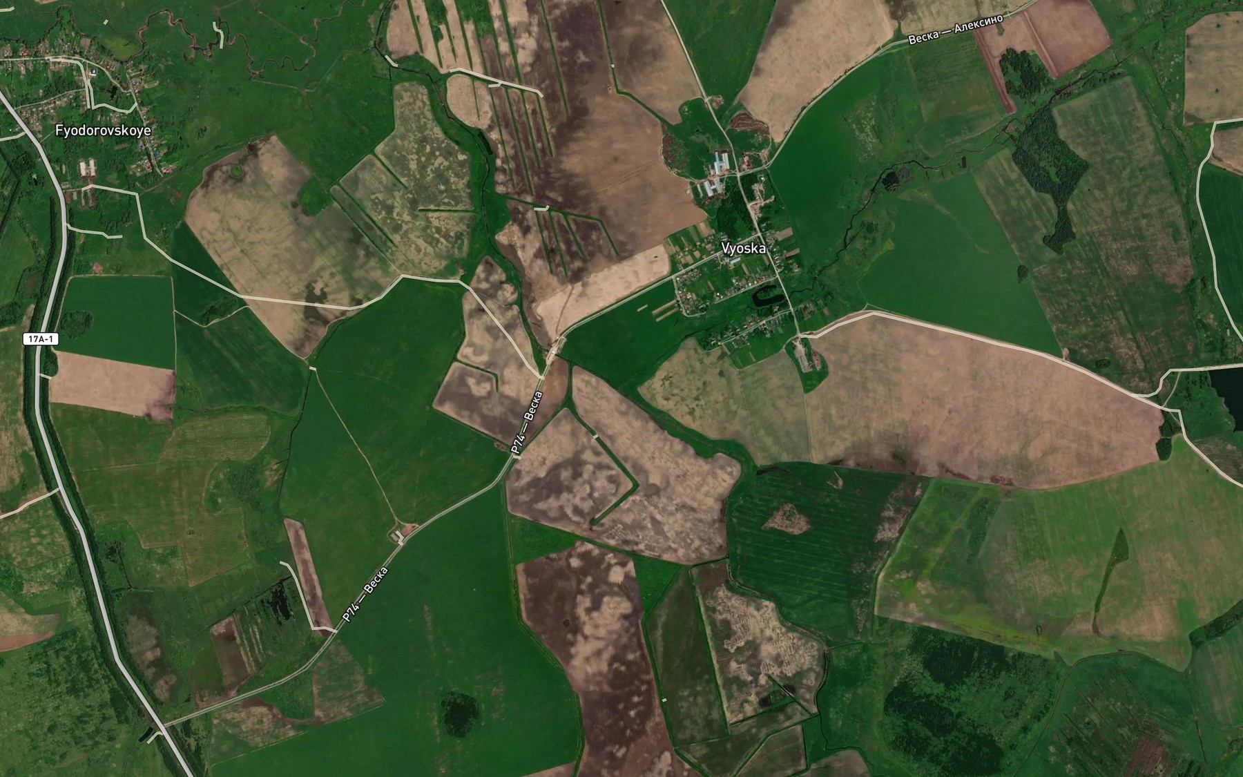 Satellite map of the Lyubyanka