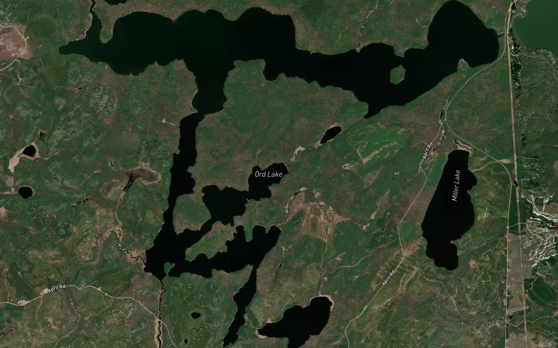 Satellite map of the Puzzle Bay