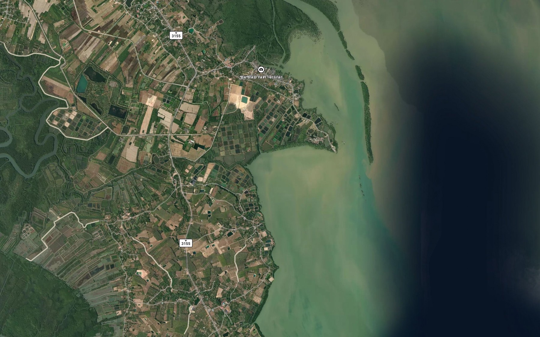 Satellite map of the Ao Sarai