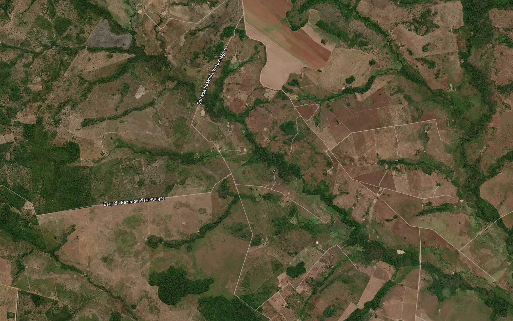 Satellite map of the Corrego Grota Seca