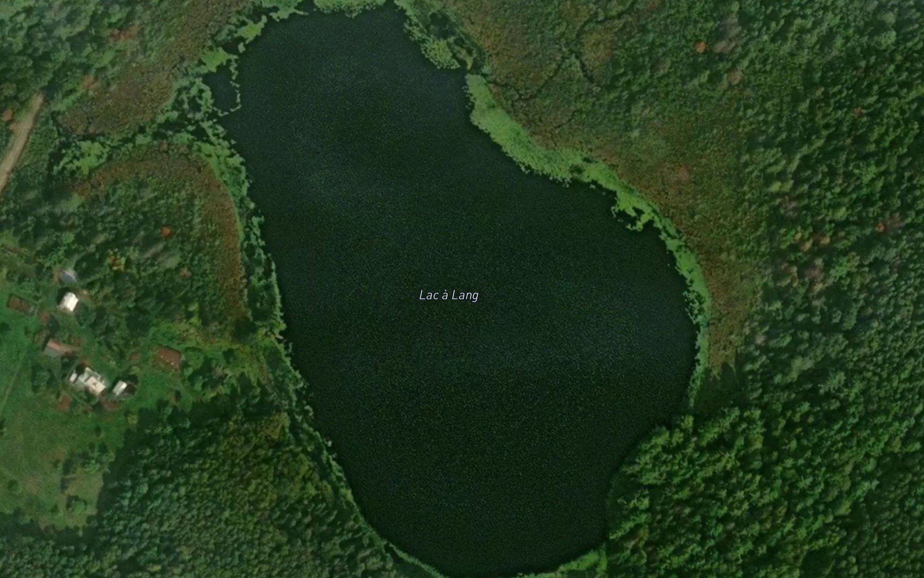 Satellite map of the Lac a Lang