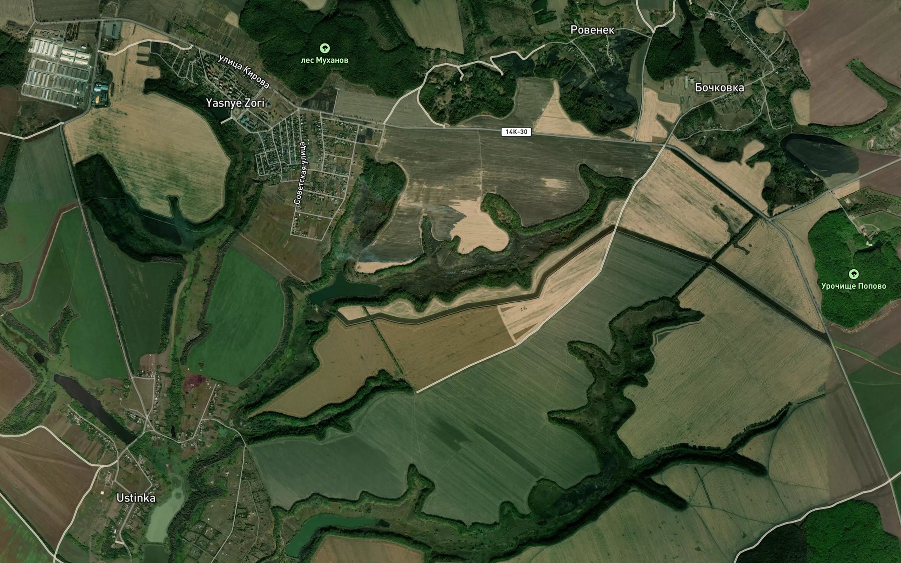 Satellite map of the Balka Lipetskiy Log