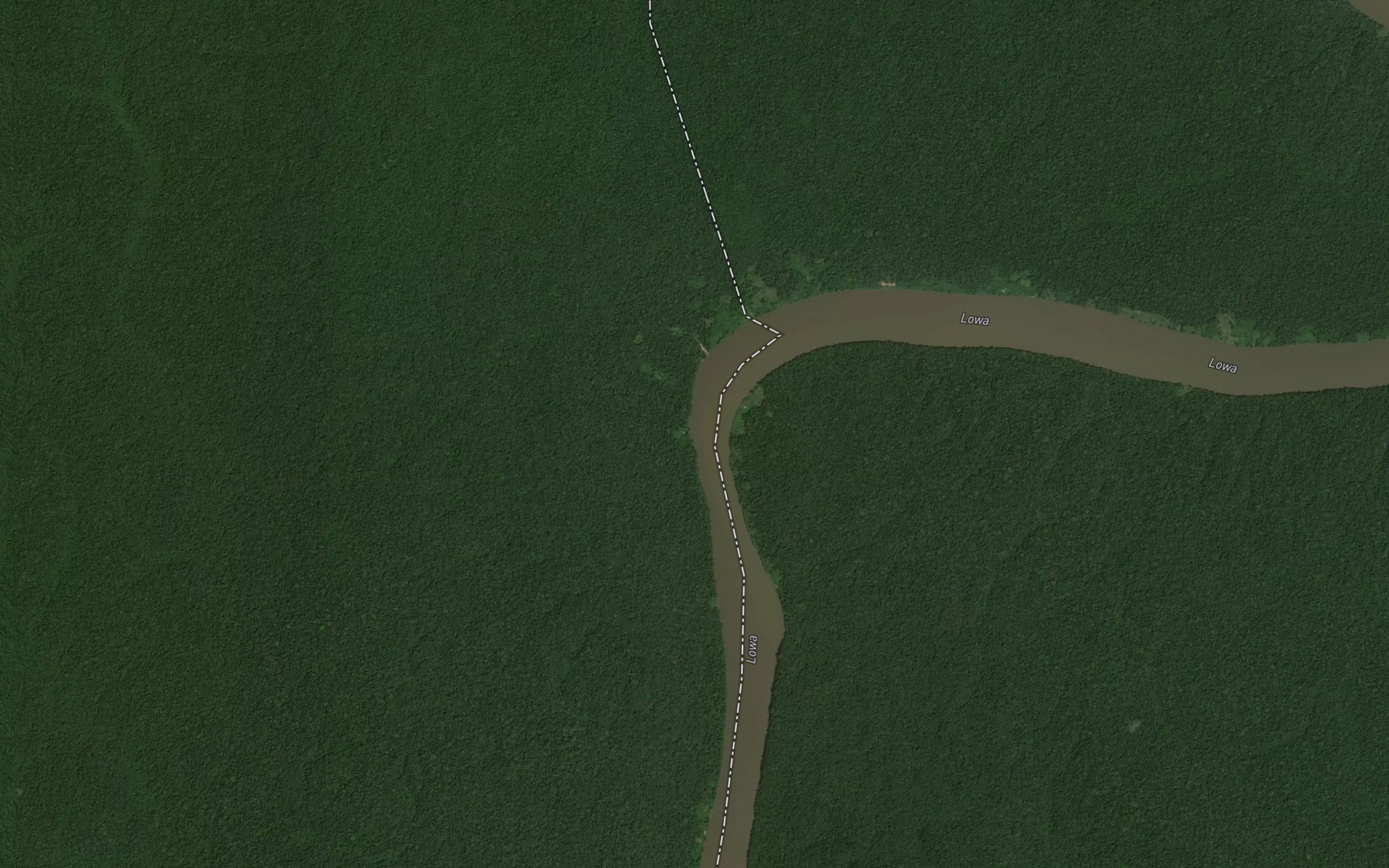 Satellite map of the Bumbu