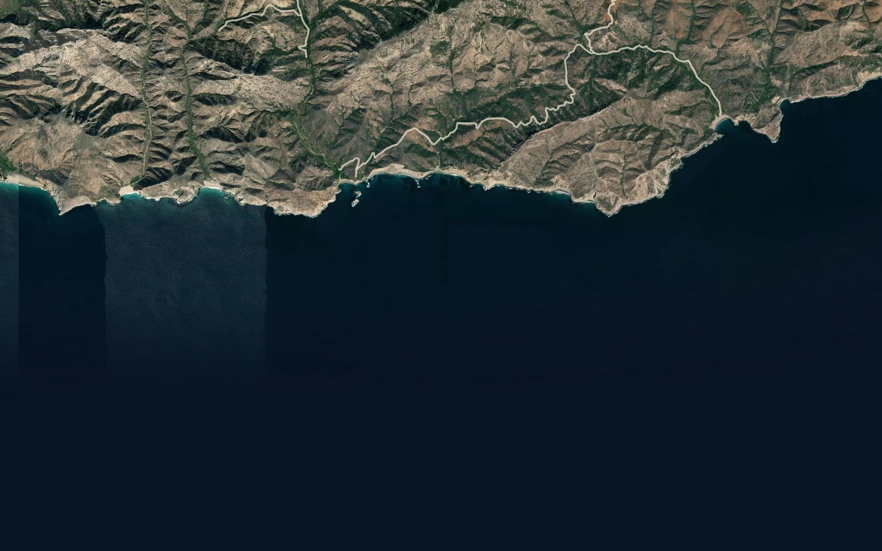 Satellite map of the Willows Anchorage