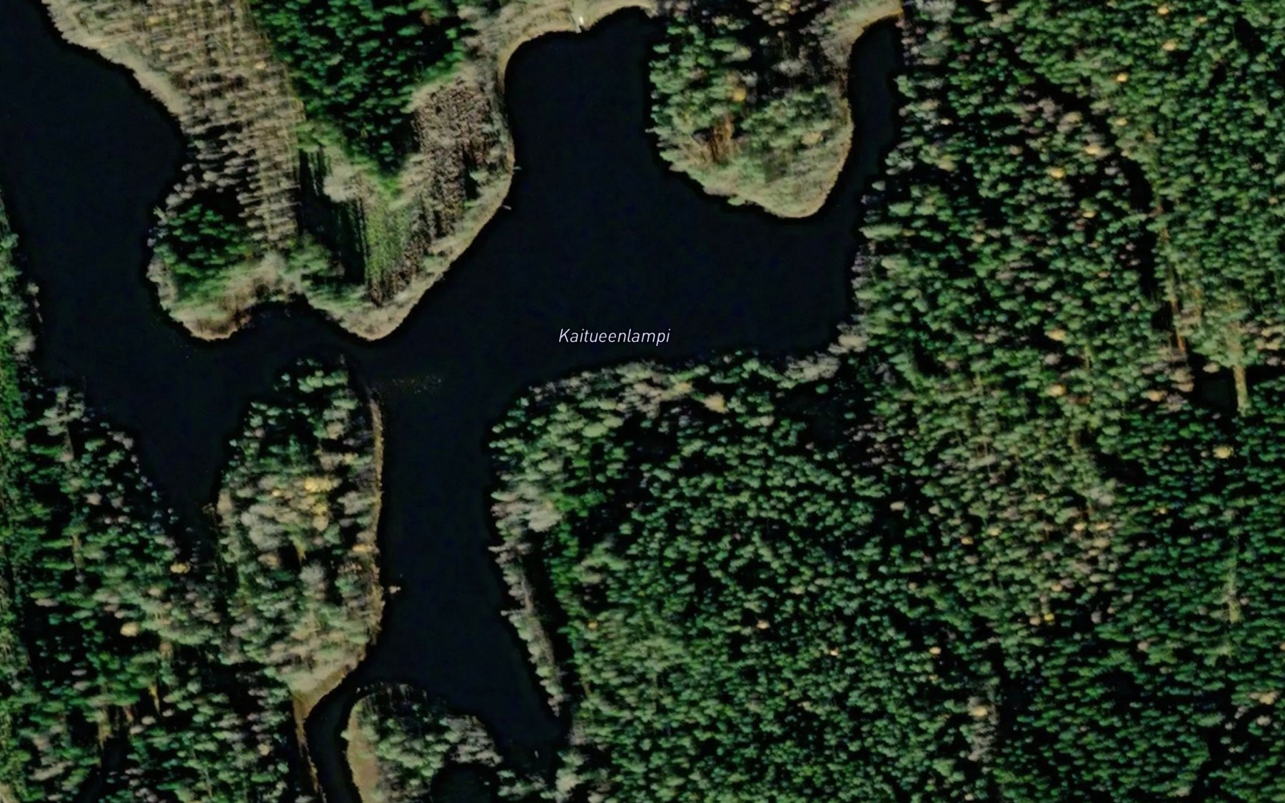 Satellite map of the Kaituenlampi