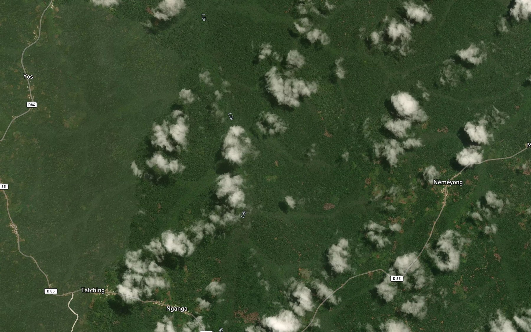 Satellite map of the Mi