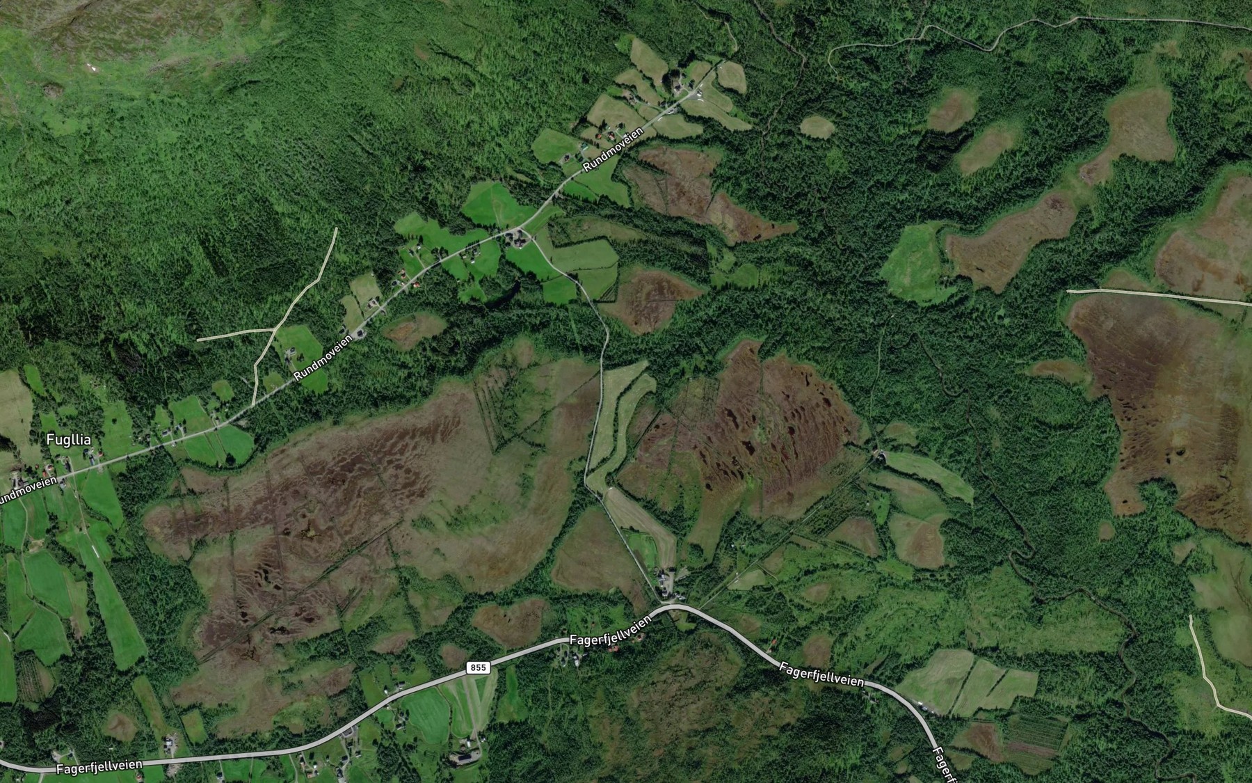 Satellite map of the Manasebekken