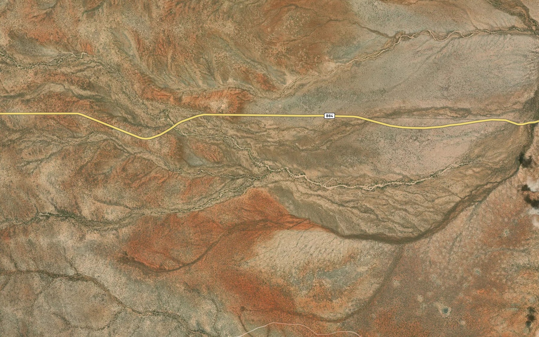 Satellite map of the Laga Kubetu