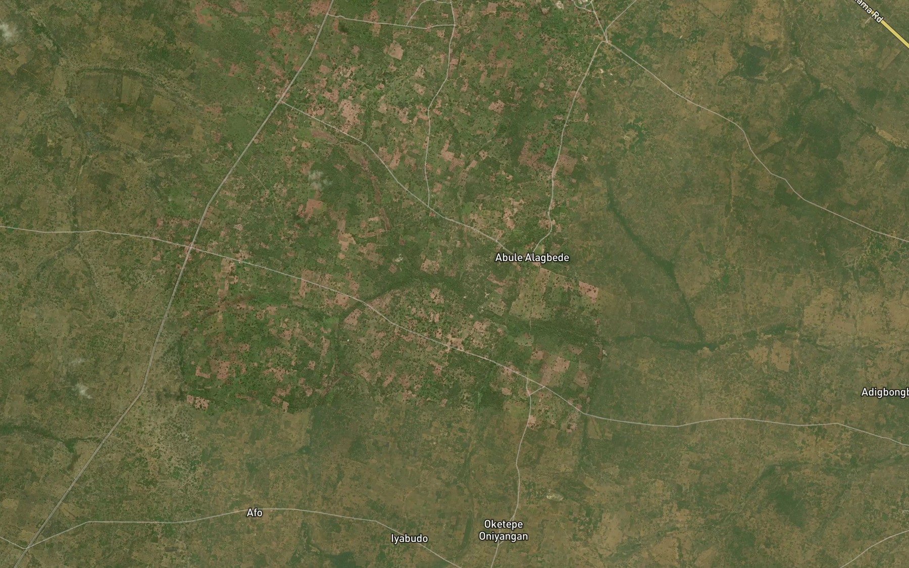 Satellite map of the RiverElesun