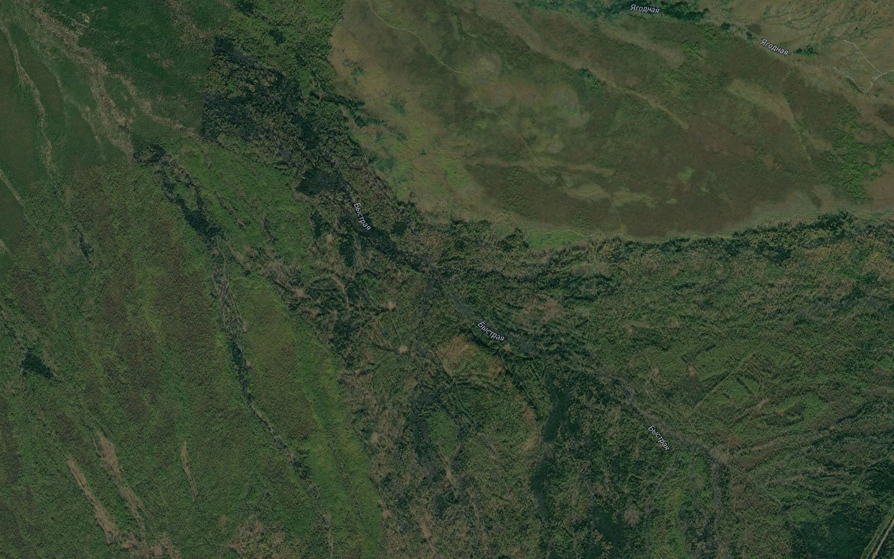 Satellite map of the Pravaya Bystraya