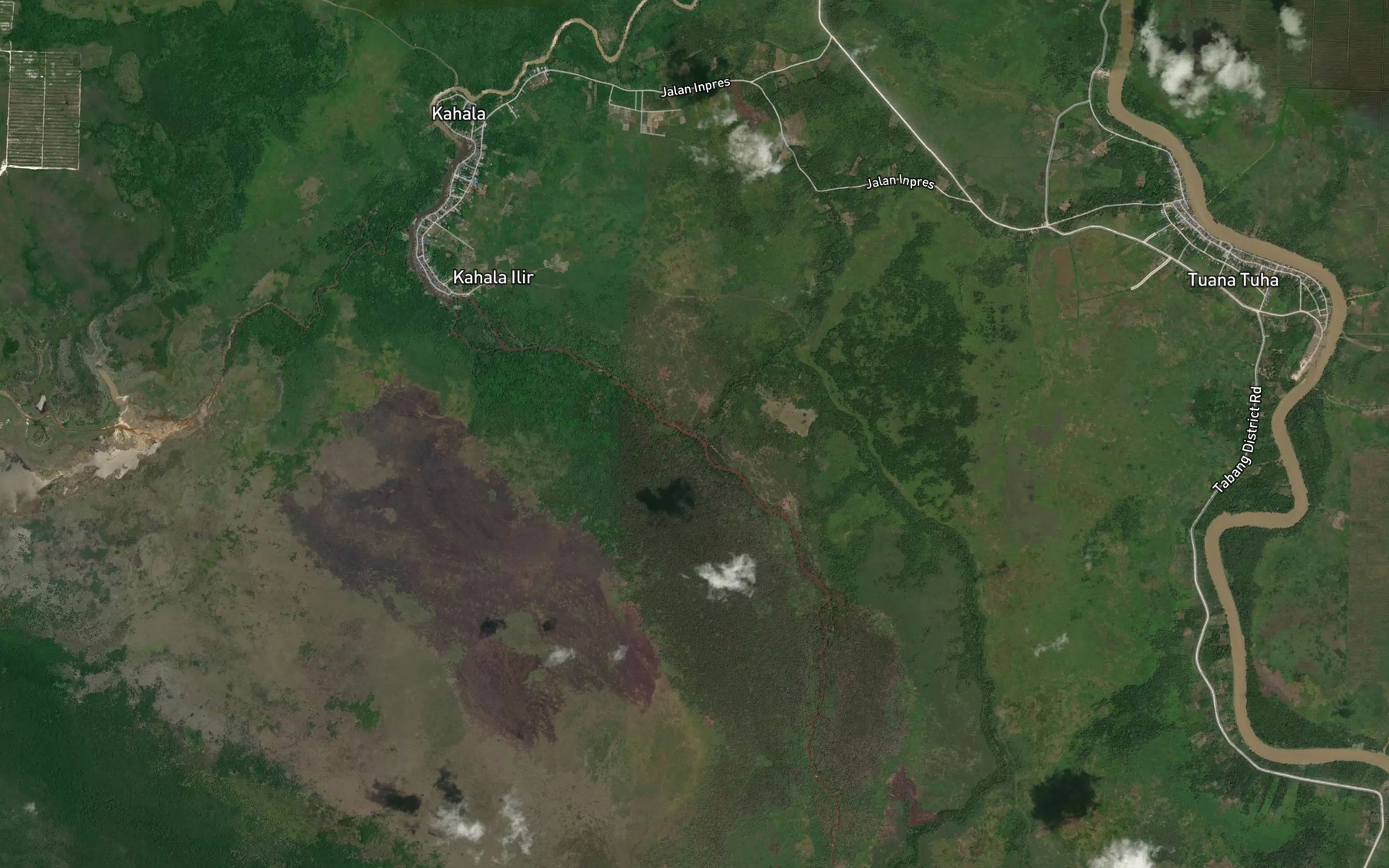 Satellite map of the Sungai Tambak