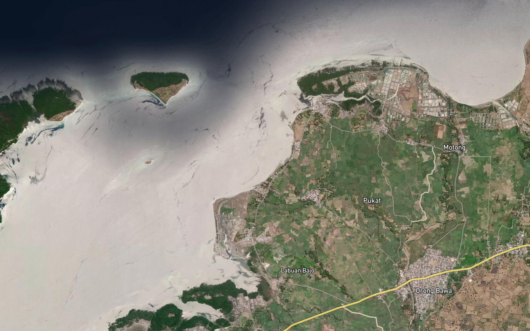 Satellite map of the Teluk Labuhanpukat