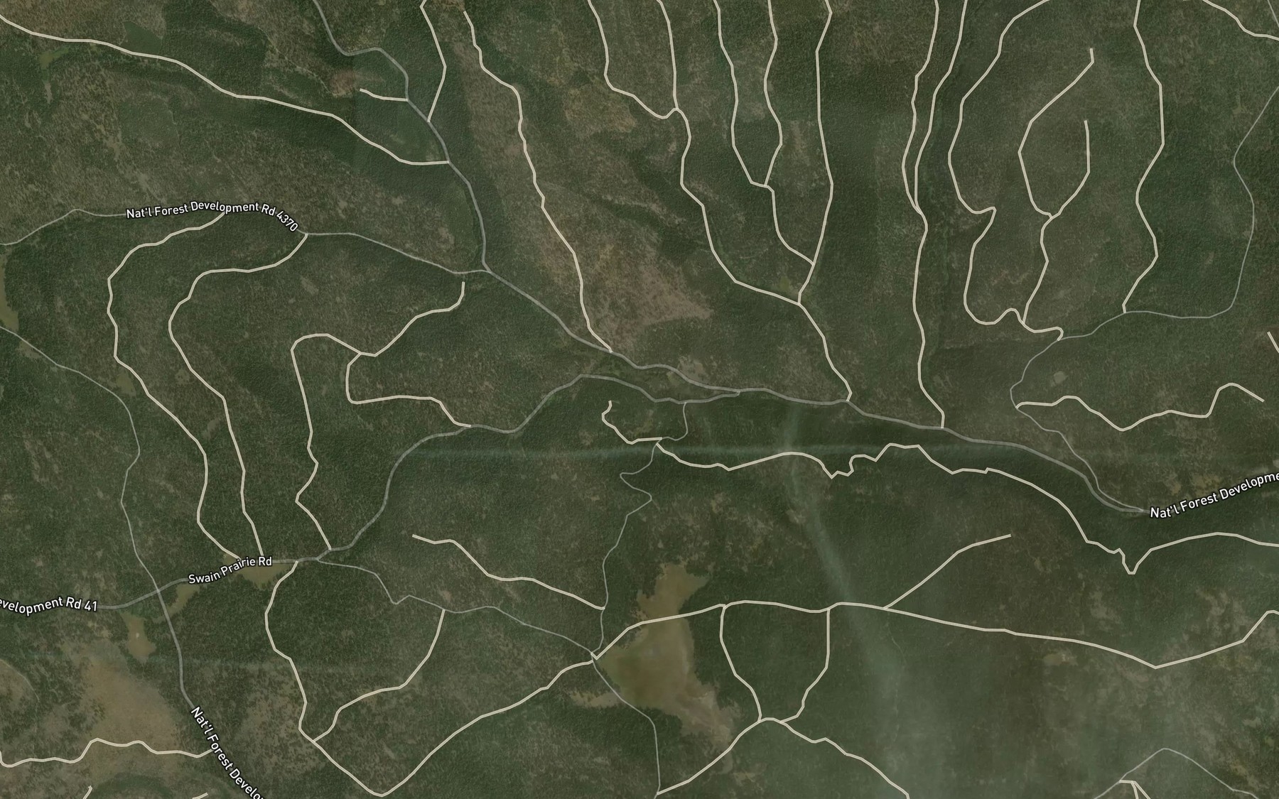 Satellite map of the Pole Camp Spring