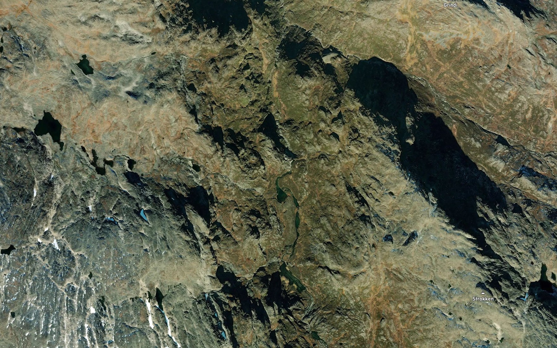 Satellite map of the Fossane