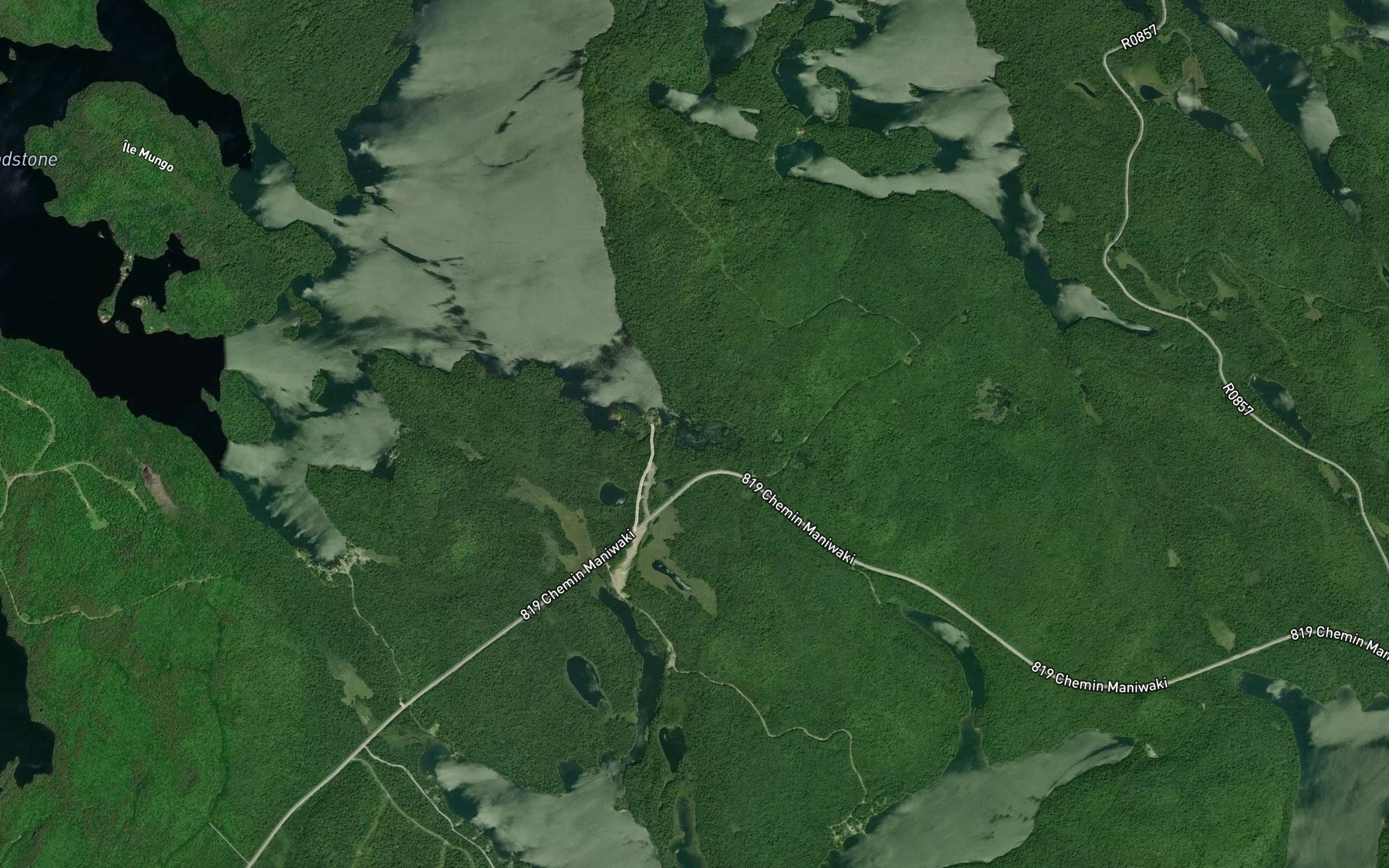 Satellite map of the Baie Bois Franc
