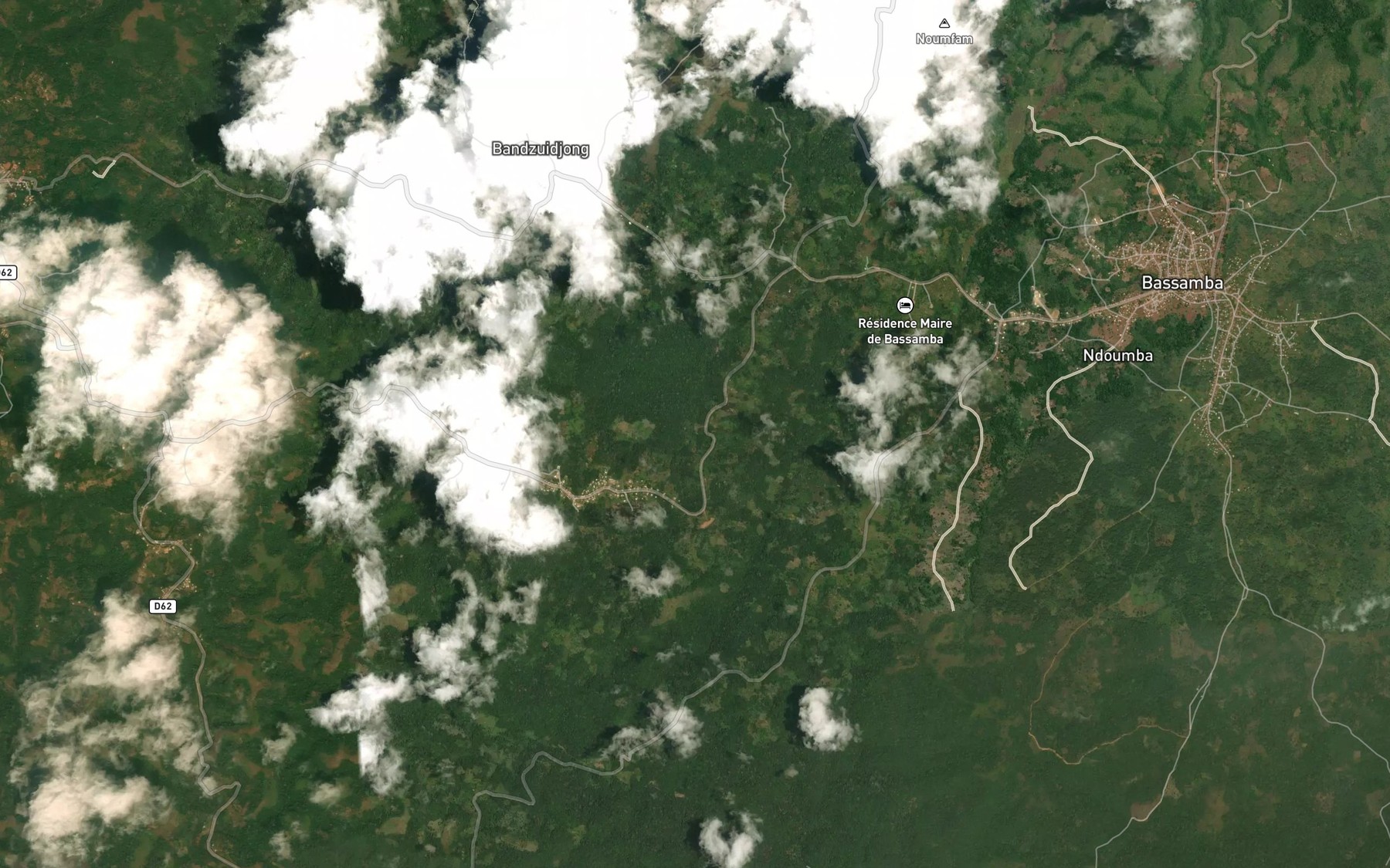 Satellite map of the Kofi