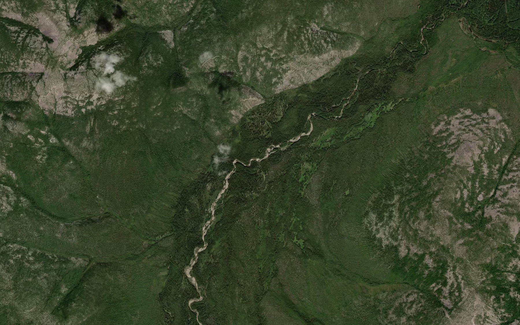 Satellite map of the Tikhiy Severnyy