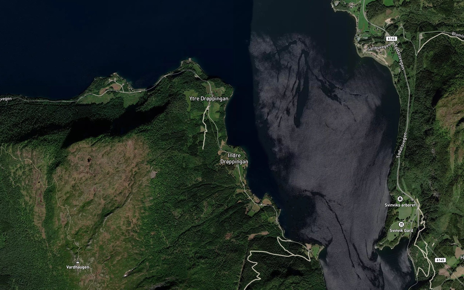 Satellite map of the Droppingbukta