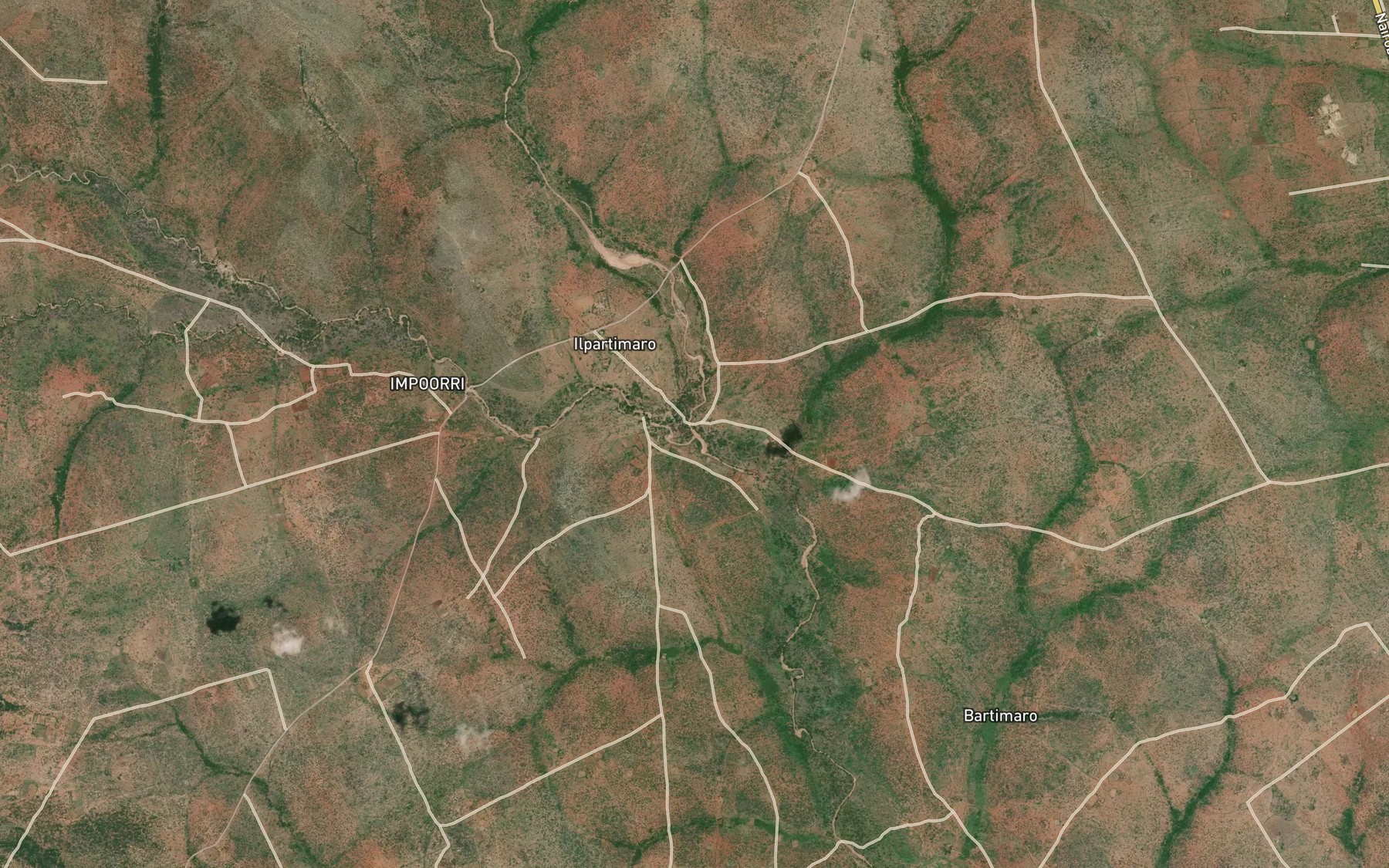 Satellite map of the Olodo-ehterit