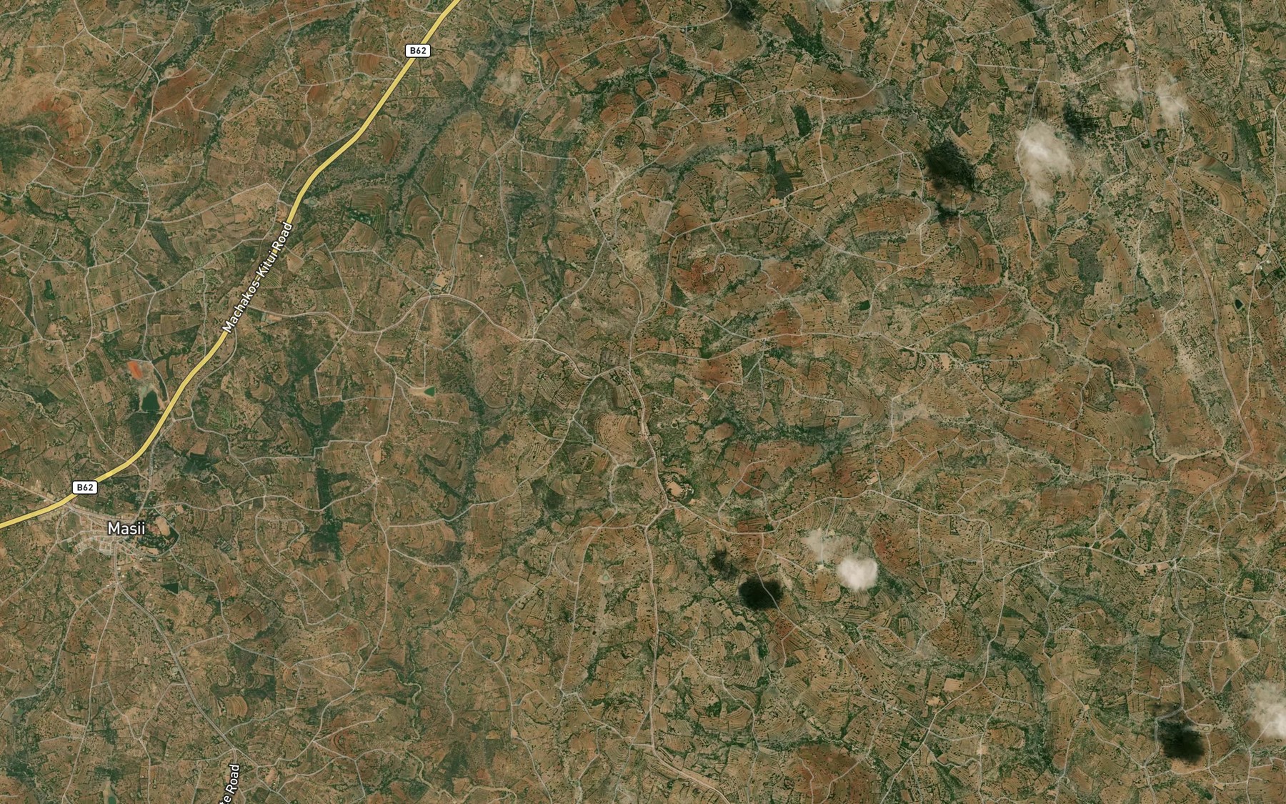 Satellite map of the Kalyambeu Dam