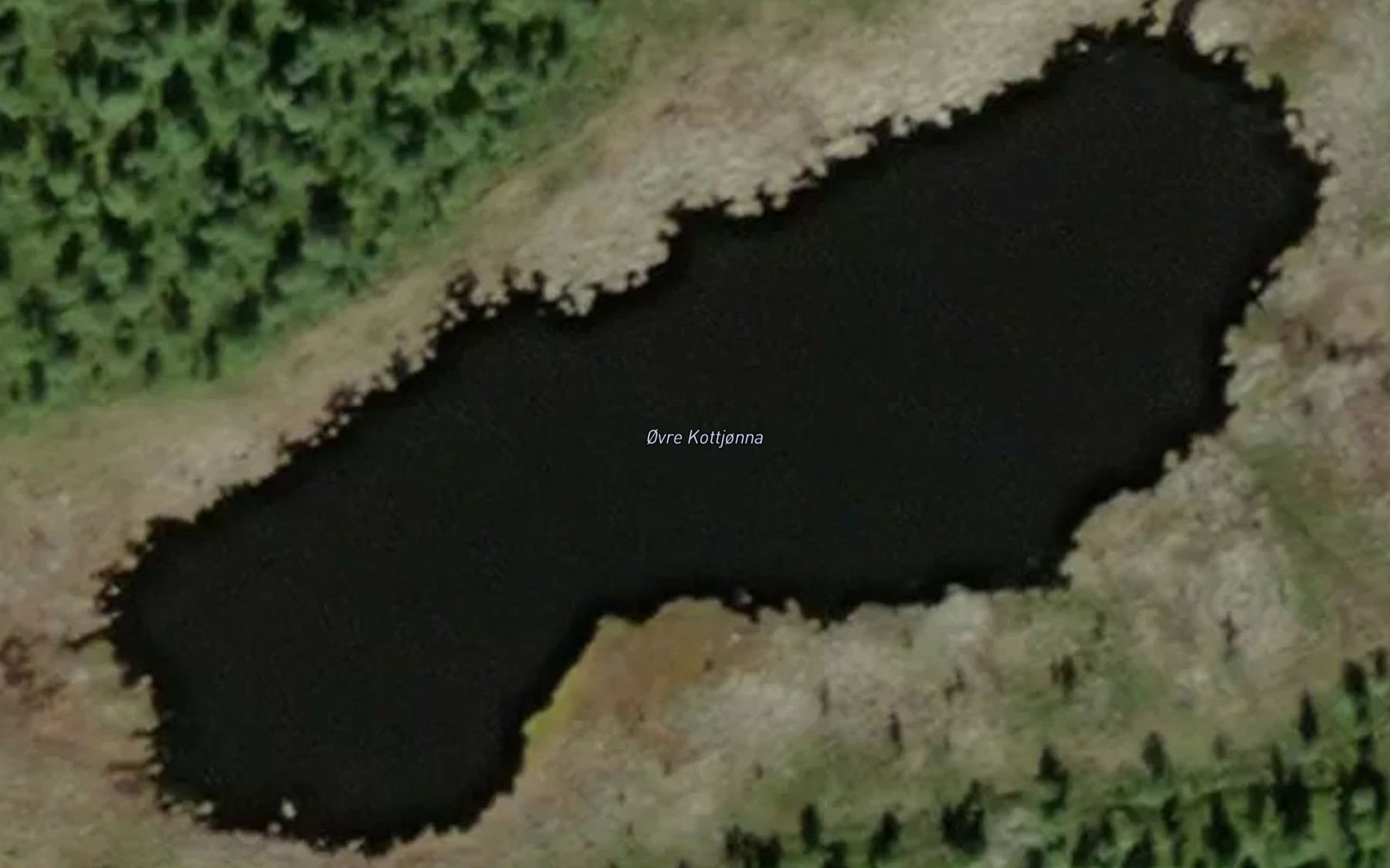 Satellite map of the Kottjorna,ovre
