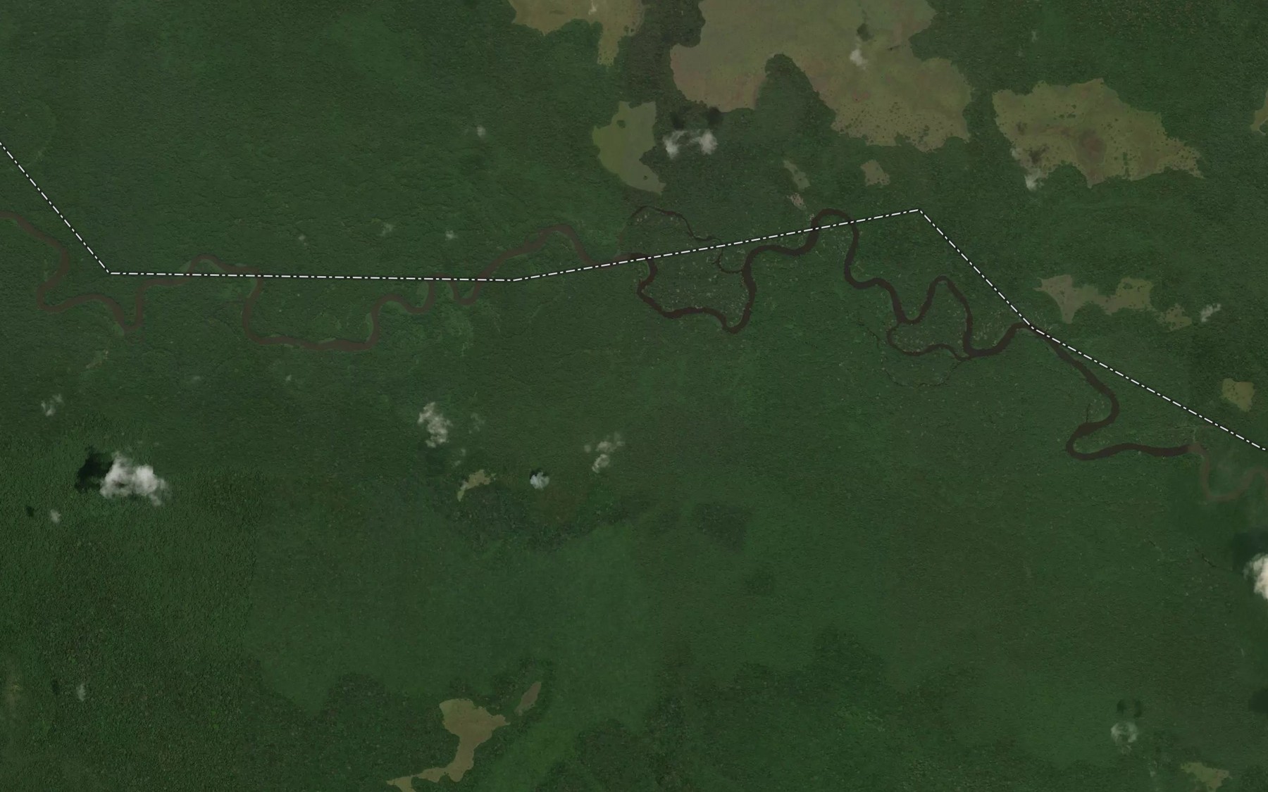 Satellite map of the Nianga