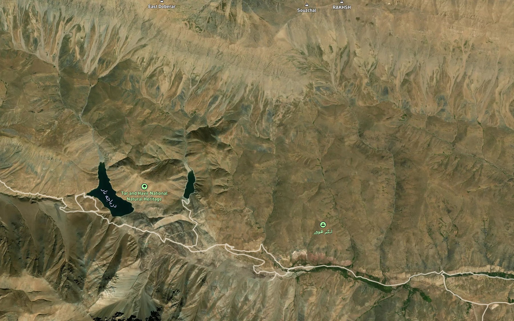 Satellite map of the Cheshmeh-ye Shah Neshin