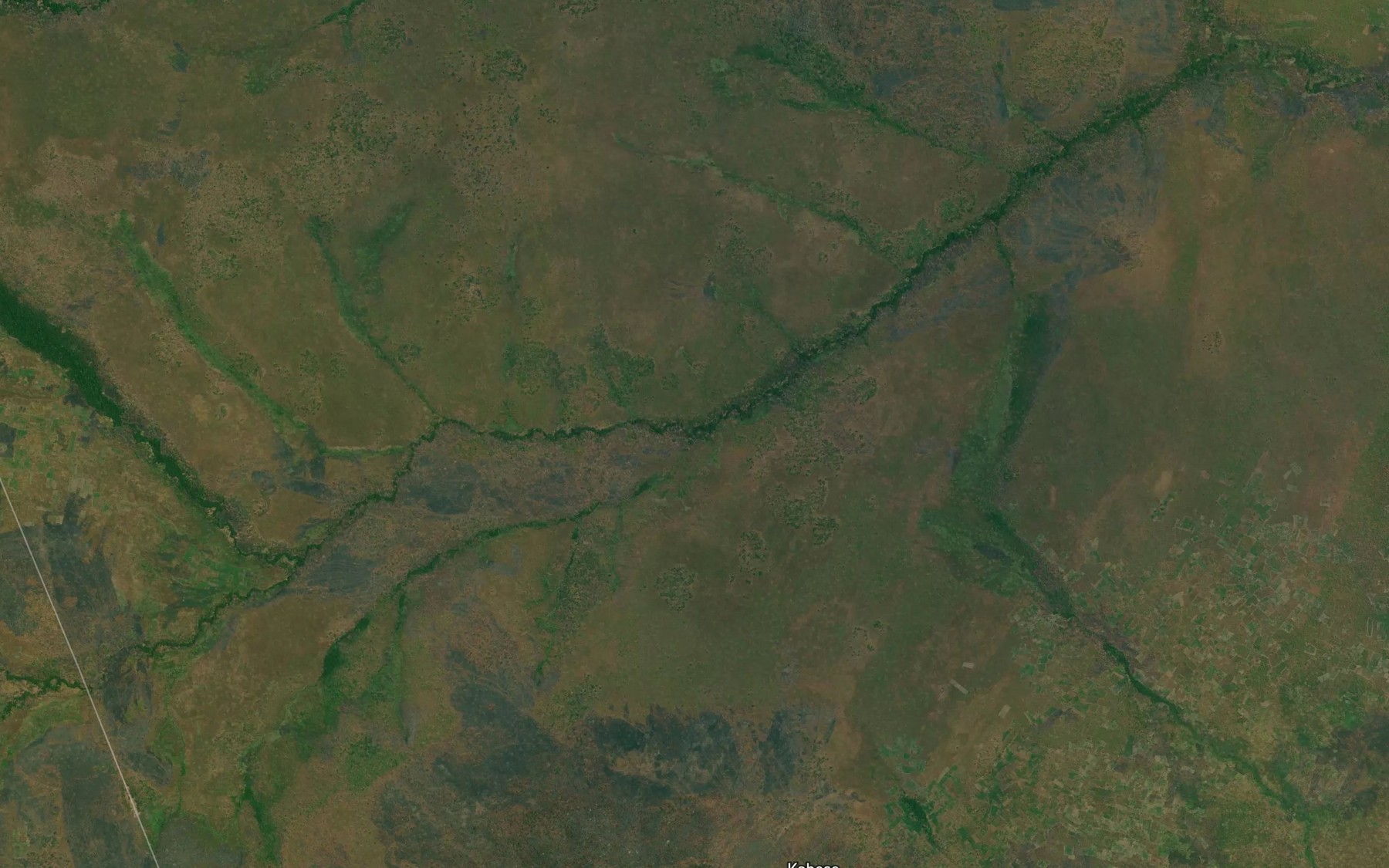 Satellite map of the Kilule