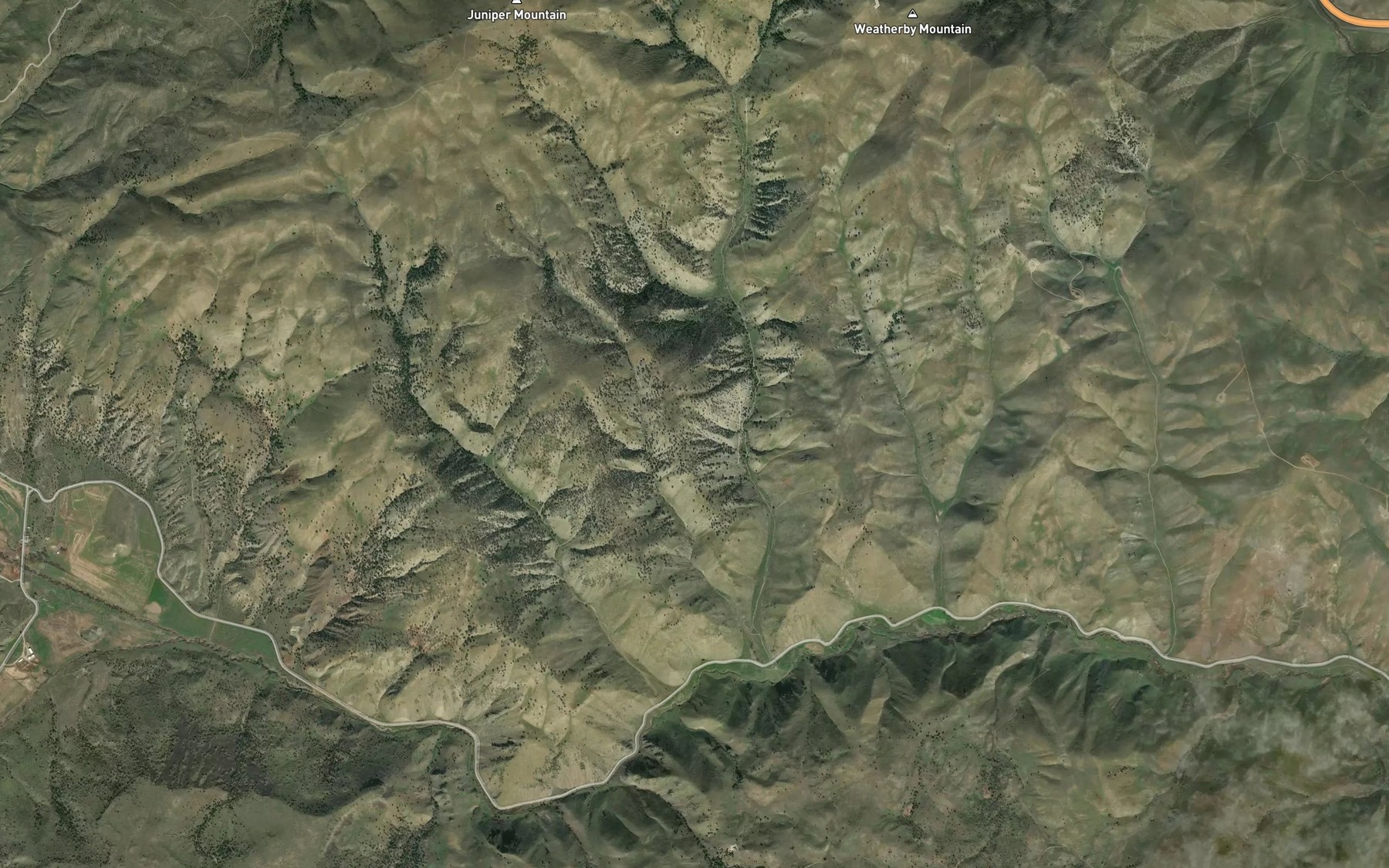 Satellite map of the L T Spring