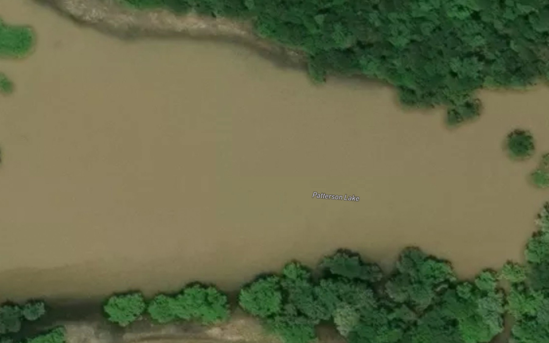 Satellite map of the Patterson Lake